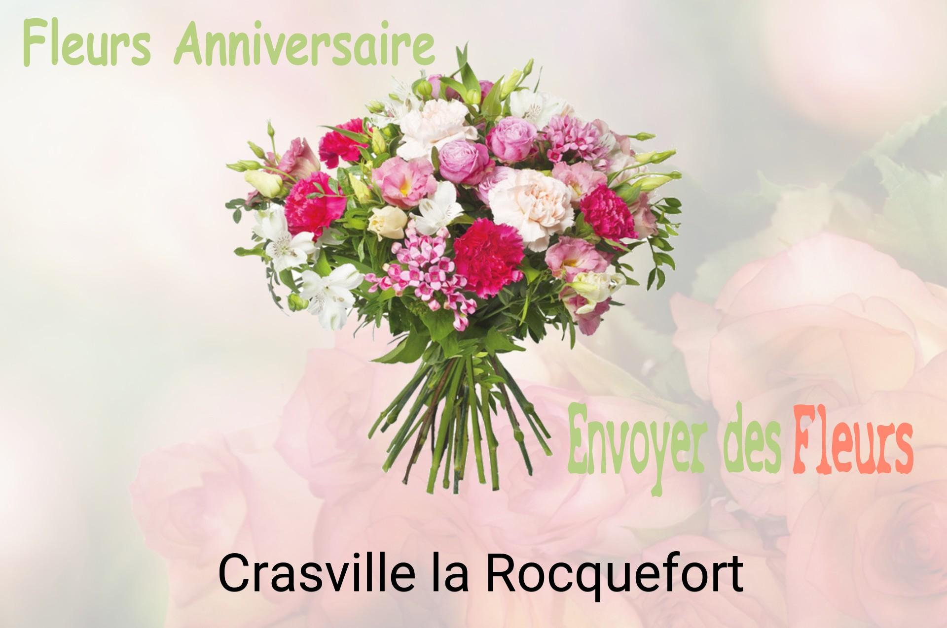 Bouquet de fleurs d’anniversaire livré à Crasville-la-Rocquefort
